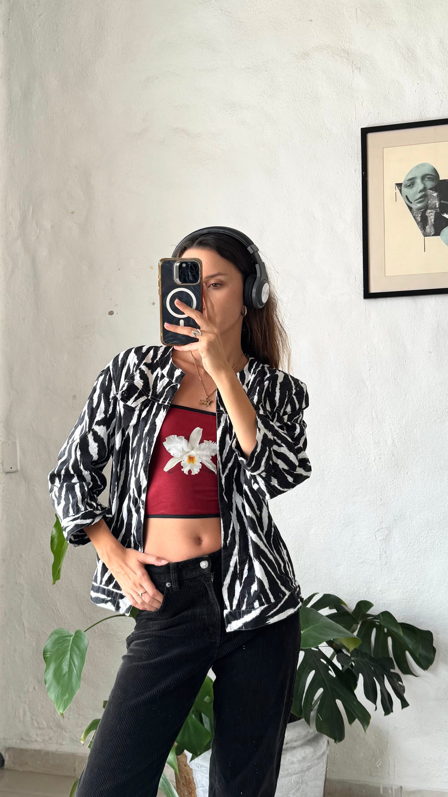 Zebra 90s jacket