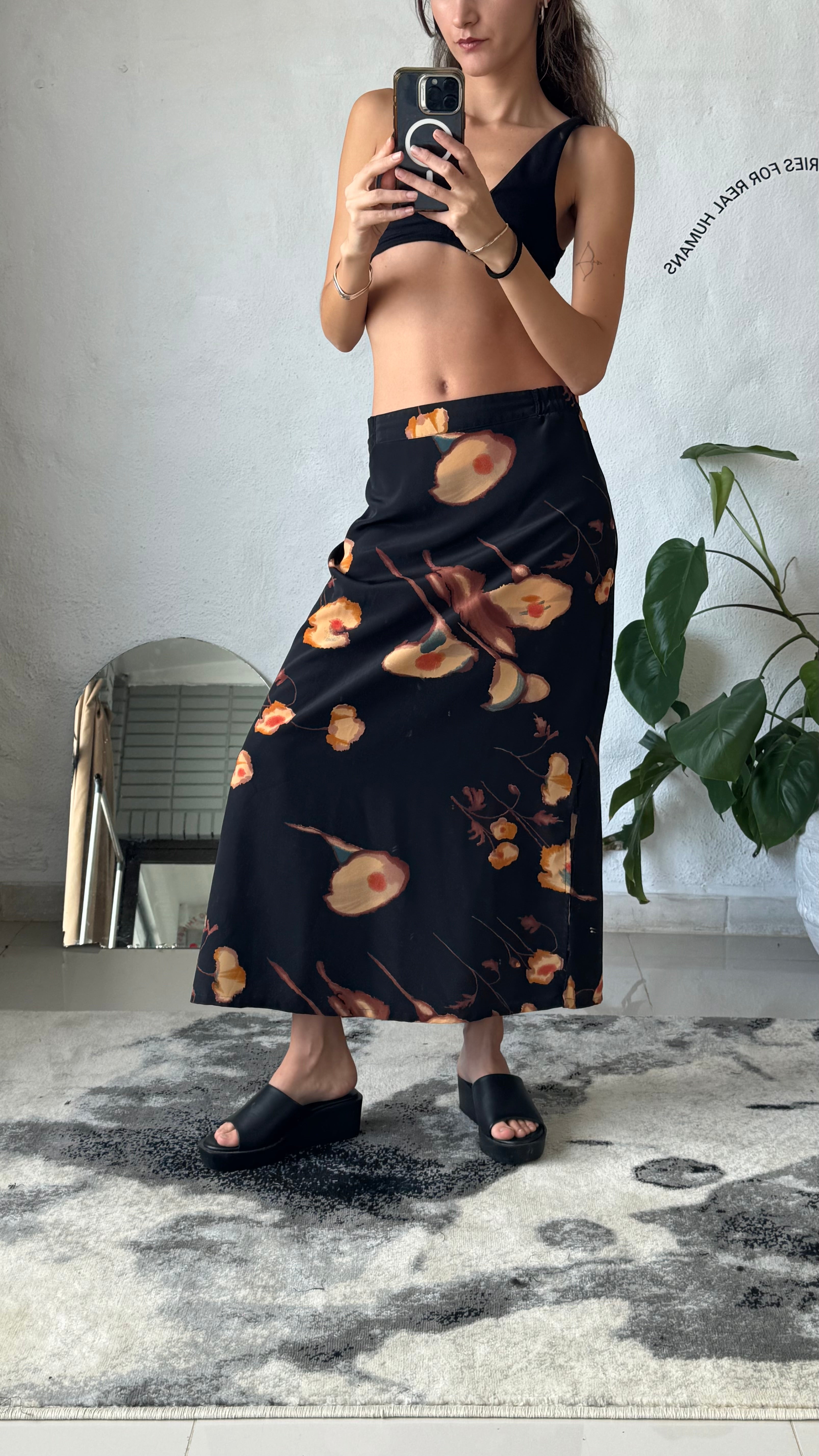 Black Maxi Skirt