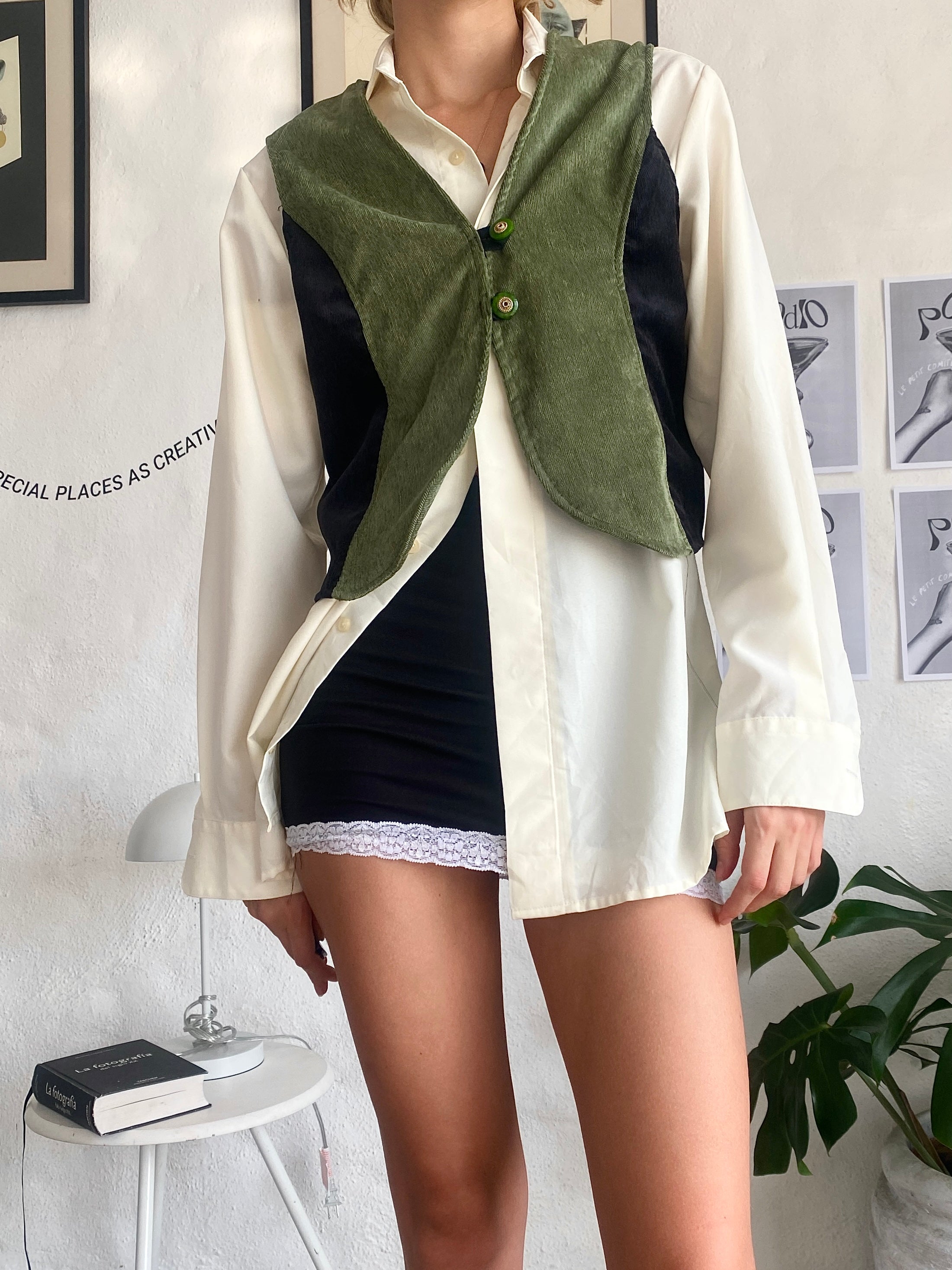 Corduroy vest
