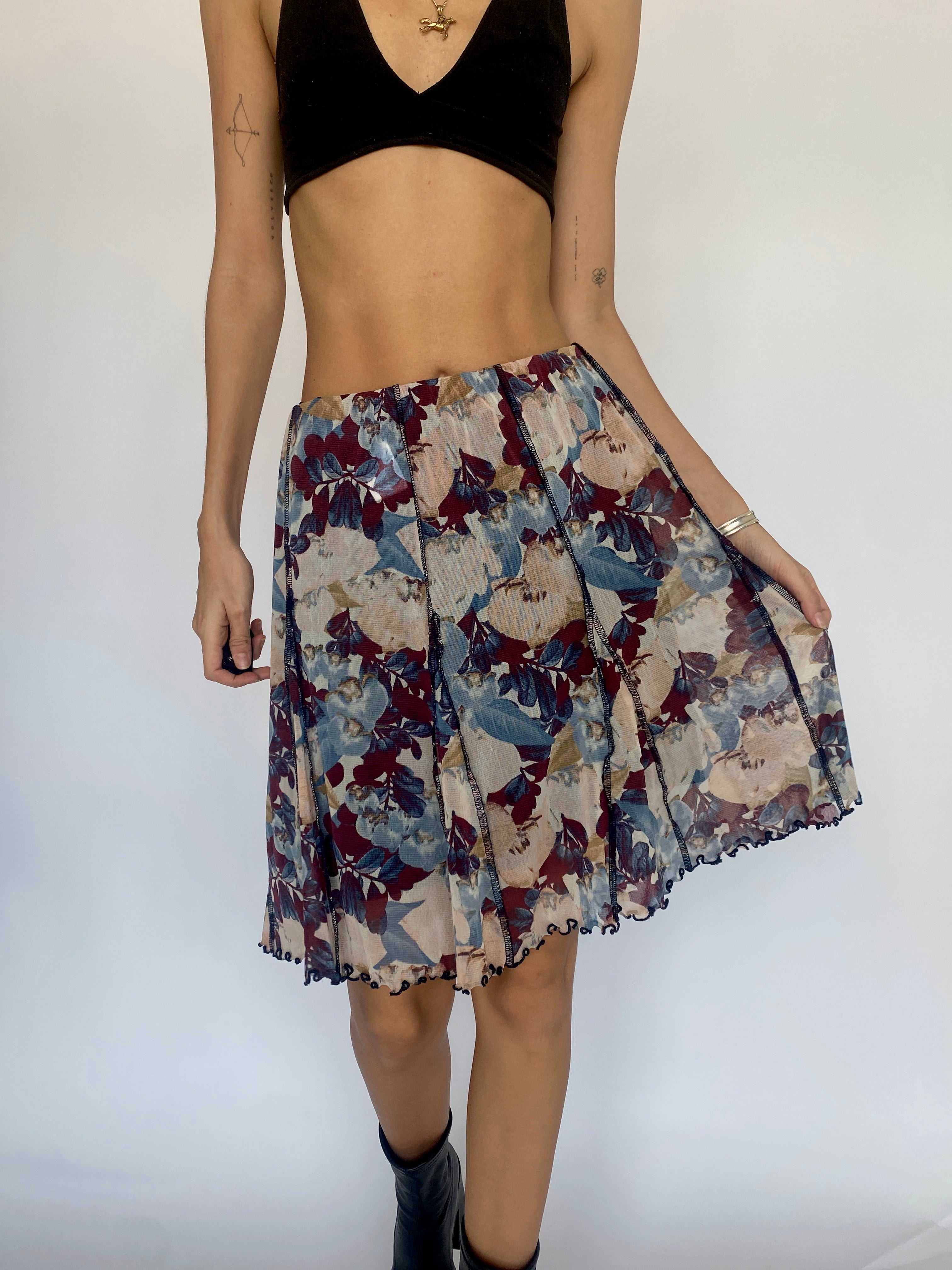 Vintage mesh skirt