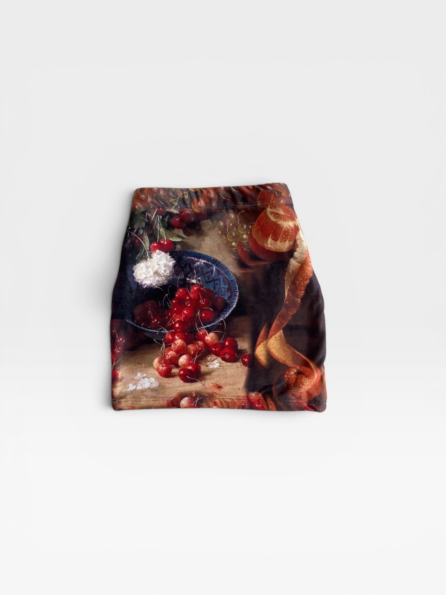 Cherry mini skirt